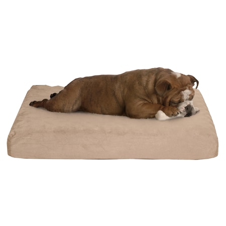 Pet Adobe Orthopedic Memory Foam 26x19 Pet Bed, Tan 704657GRC